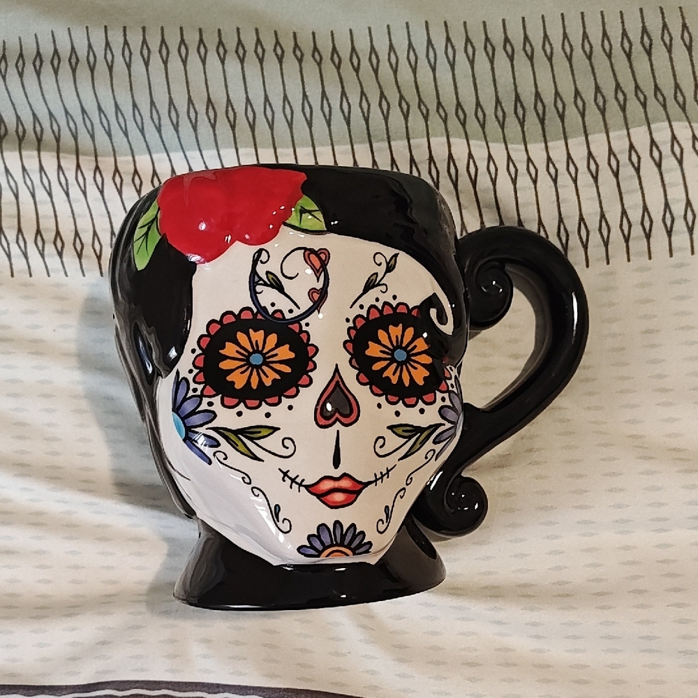 Colorful Sugar Skull Mug